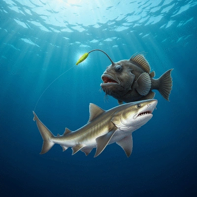 An angler proudly holding a large, trophy-sized fish with a natural, scenic background, no text, no words, no typography, clean image